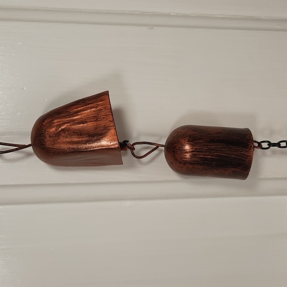 Bird Garden Bell Suncatcher Red Feather Outdoor Garden Yard Art Accent Gift NEW - Picture 4 of 8